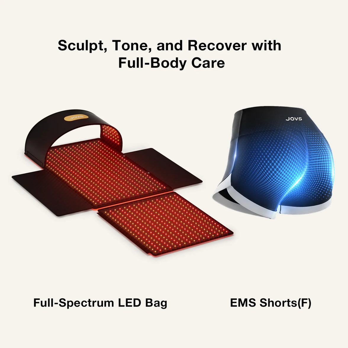 JOVS Full-Spectrum LED Light Therapy Sleeping Mat