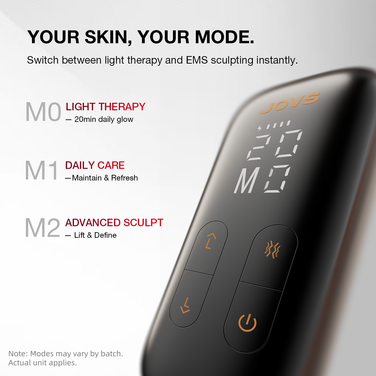 JOVS 6D Laser & EMS Anti-Aging Therapy Mask