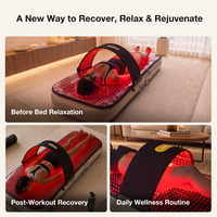 JOVS Air-Cushion Full-Spectrum Red Light Therapy Mat