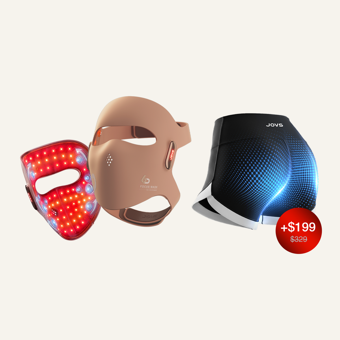 JOVS 6D Laser & EMS Anti-Aging Therapy Mask