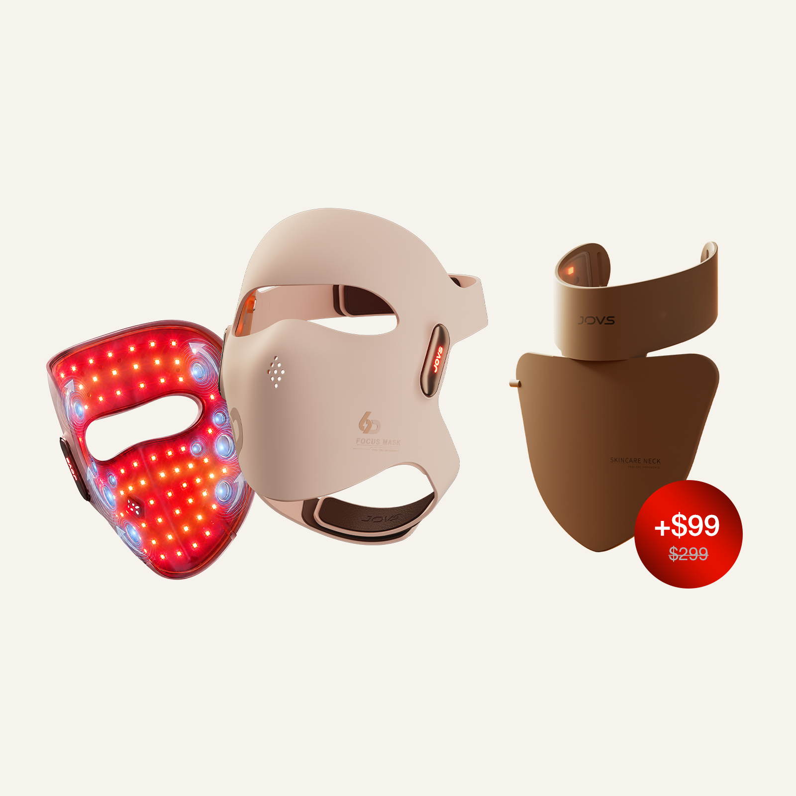 JOVS 6D Laser & EMS Anti-Aging Therapy Mask