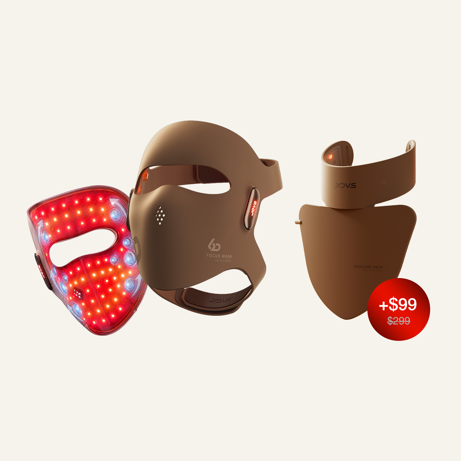 JOVS 6D Laser & EMS Anti-Aging Therapy Mask