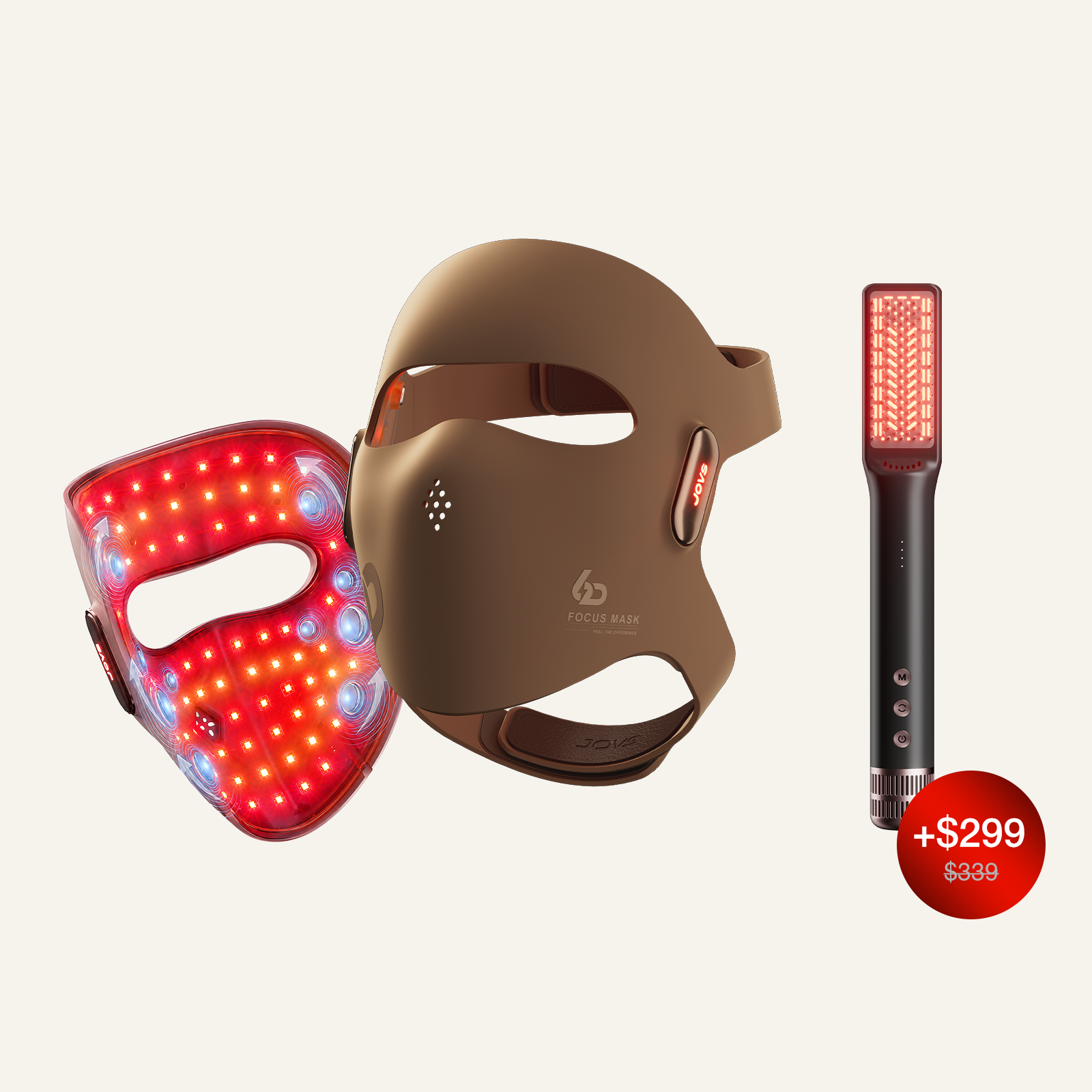 JOVS 6D Laser & EMS Anti-Aging Therapy Mask