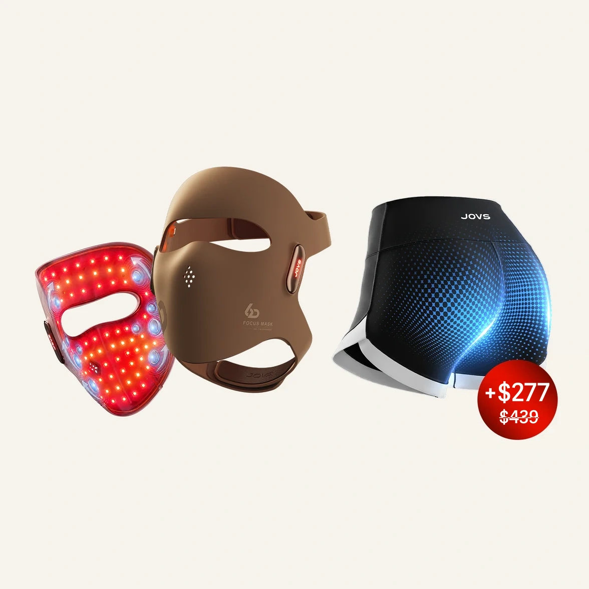 JOVS 6D Laser & EMS Anti-Aging Therapy Mask