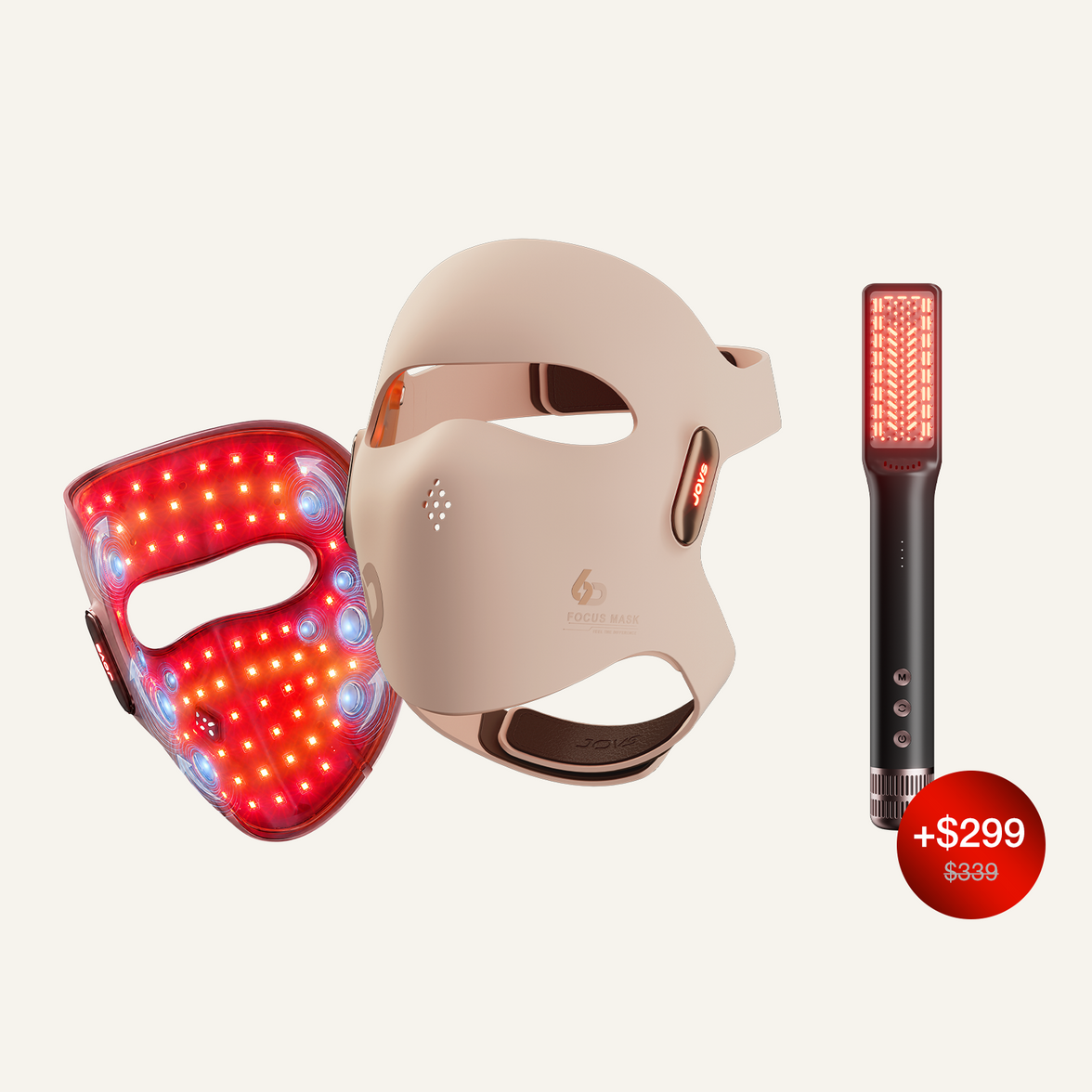 JOVS 6D Laser & EMS Anti-Aging Therapy Mask